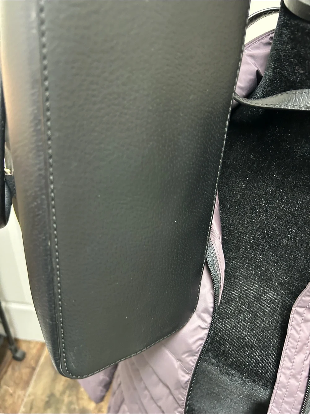kate spade black leather satchel with gold hardware